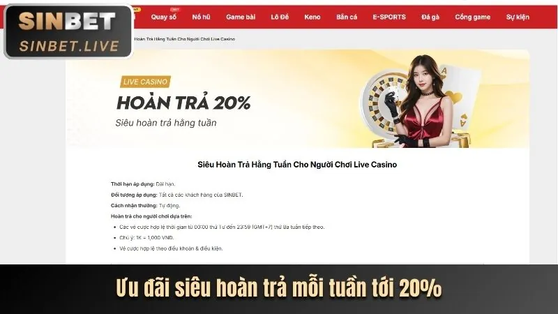 Hoàn trả hàng ngày 888 Slots